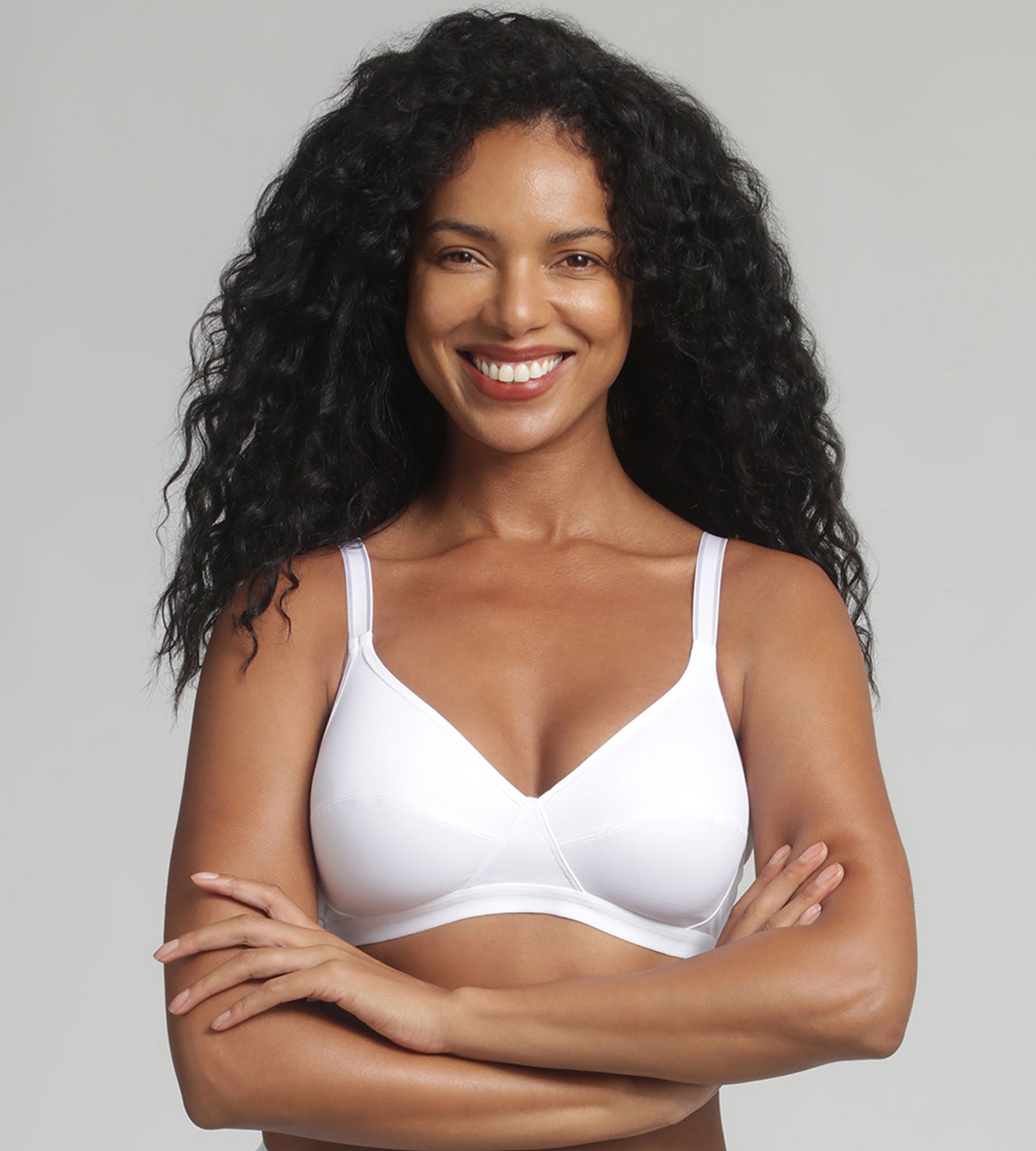Playtex® Non-wired bra in white Basic Micro Support