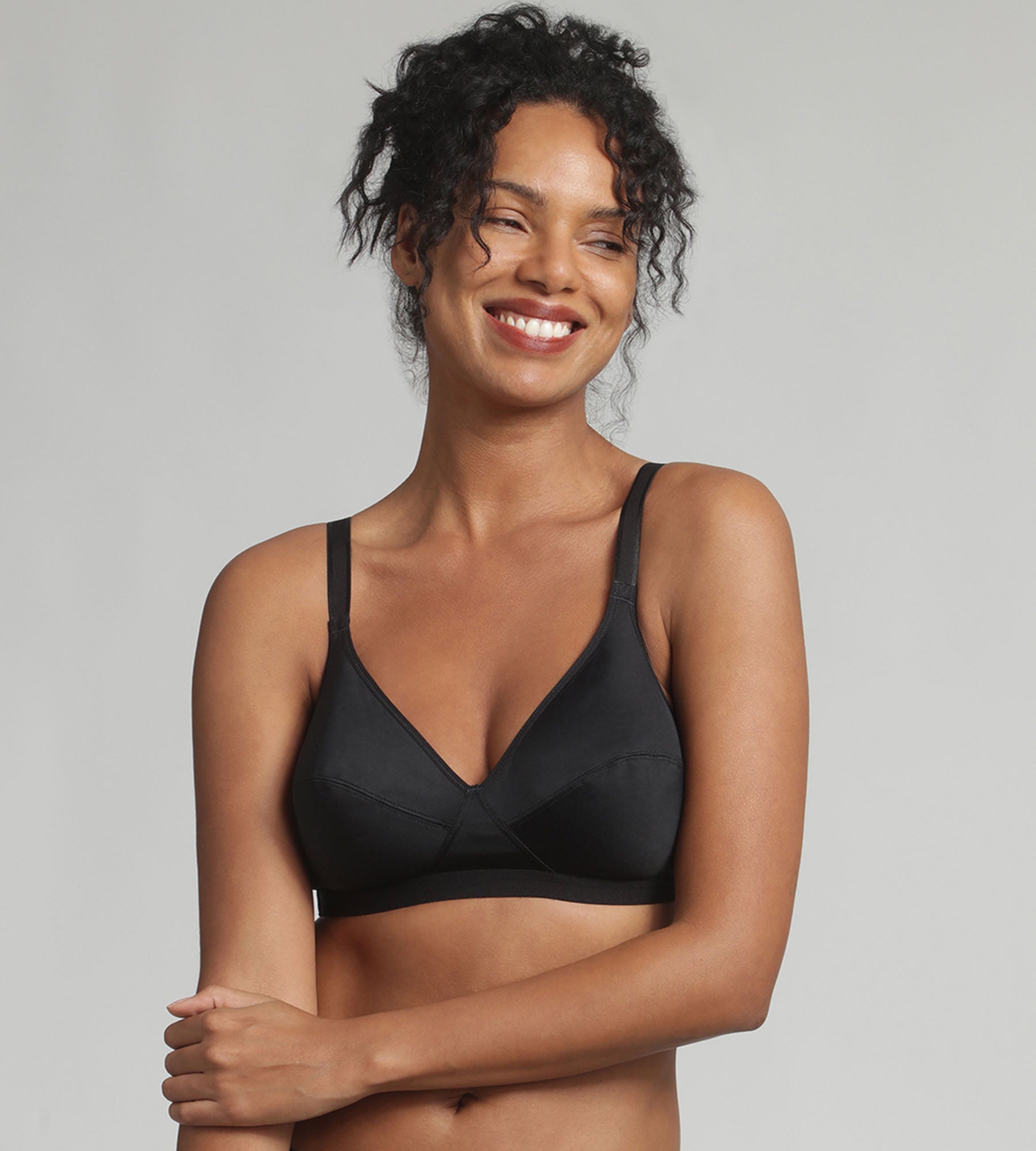 Playtex® Non-wired bra in black Basic Micro Support