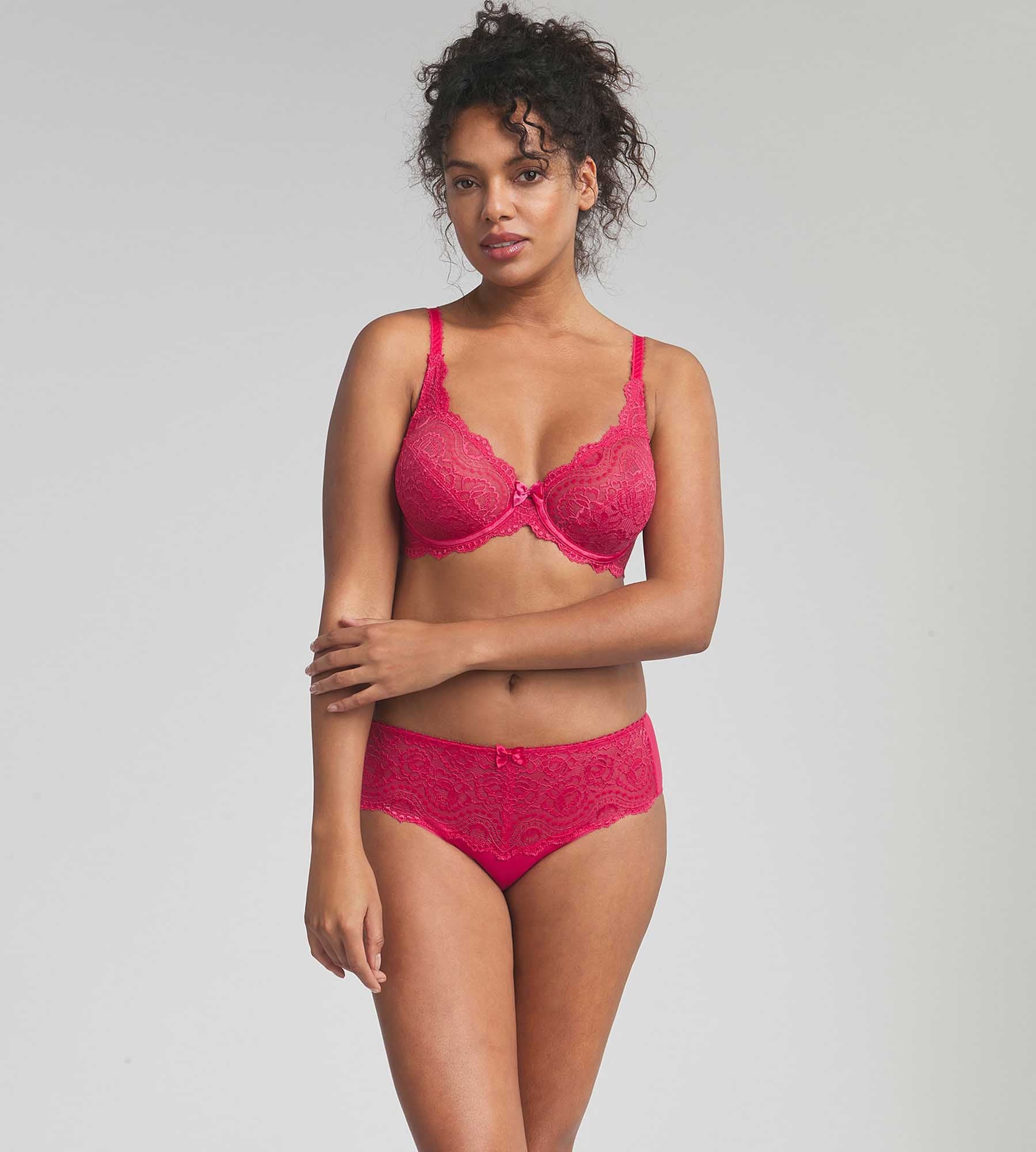 Playtex® Midi knickers in raspberry Flower Elegance