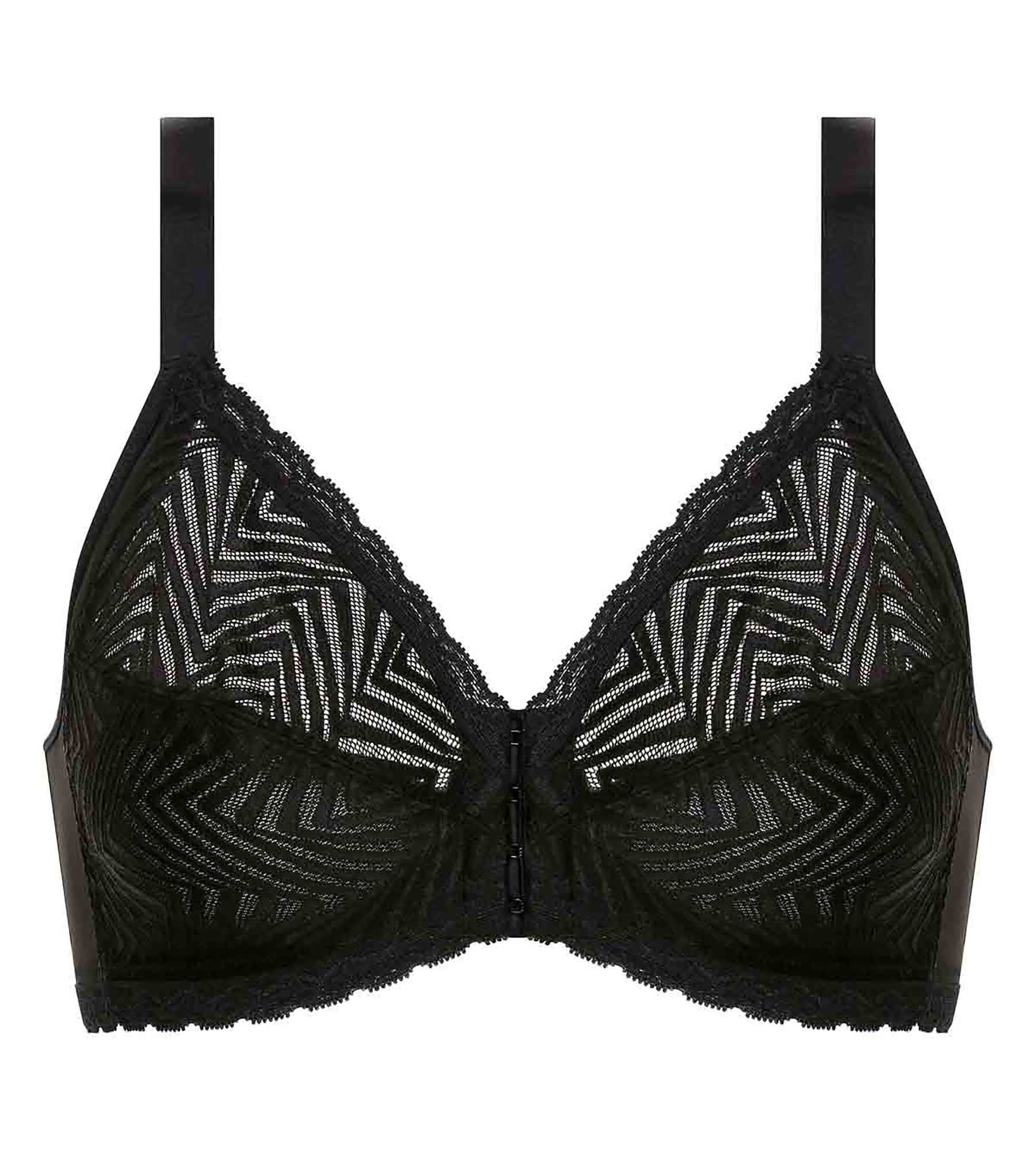 Playtex® Soutien-gorge ouverture devant noir sans armatures Ideal Posture