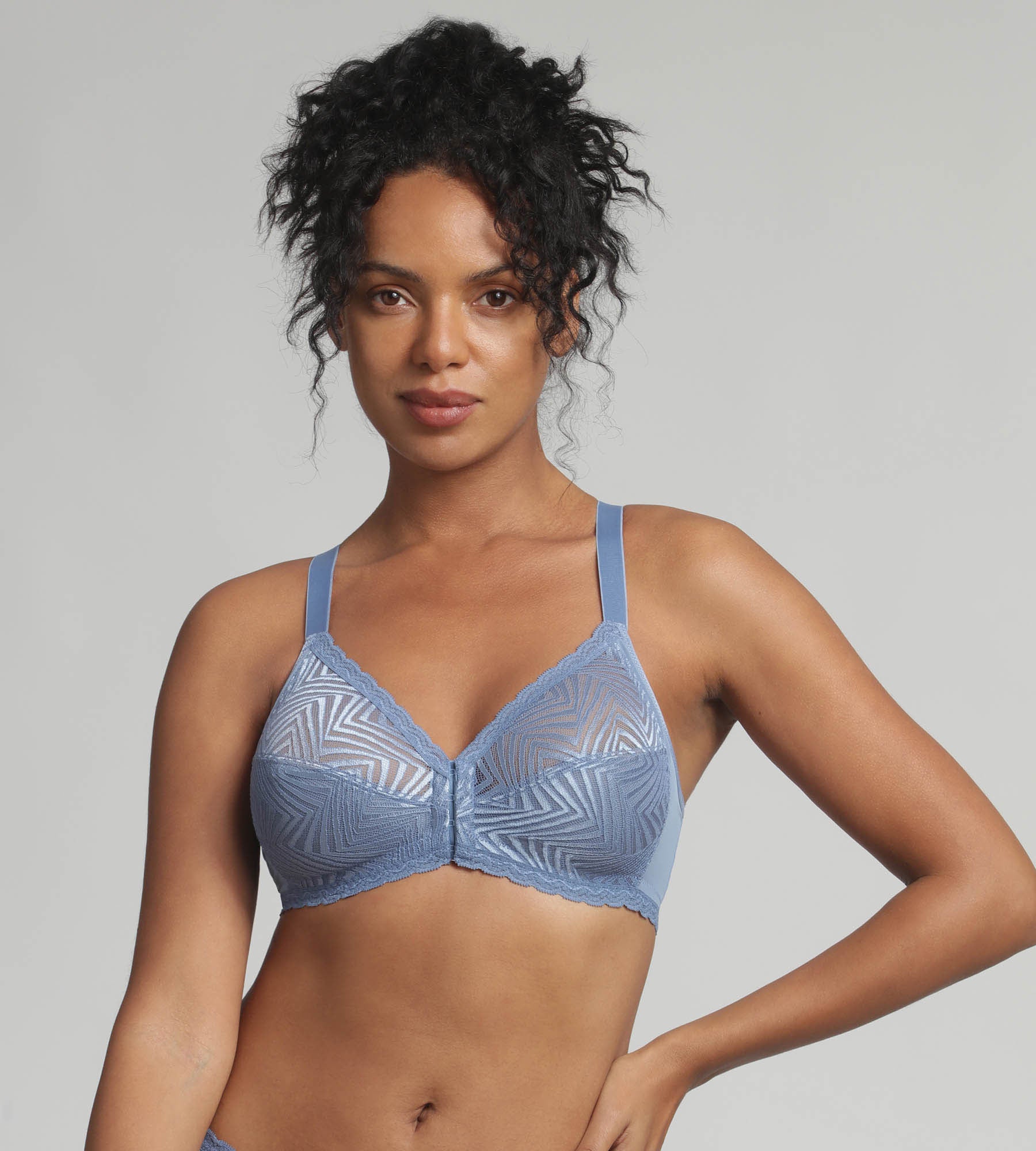 Playtex® Sujetador apertura delantera azul océano sin aros Ideal Posture