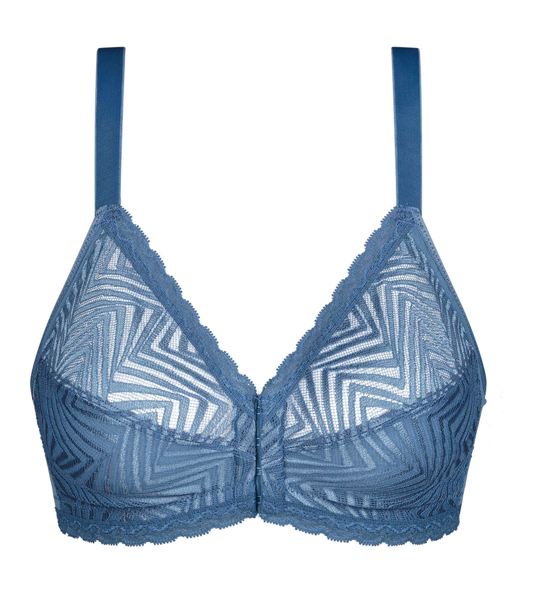 Playtex® Sujetador apertura delantera azul océano sin aros Ideal Posture