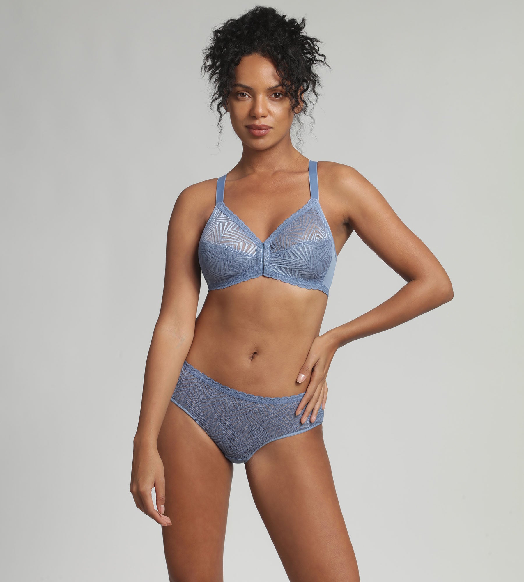 Playtex® Midi knickers in ocean blue Ideal Posture