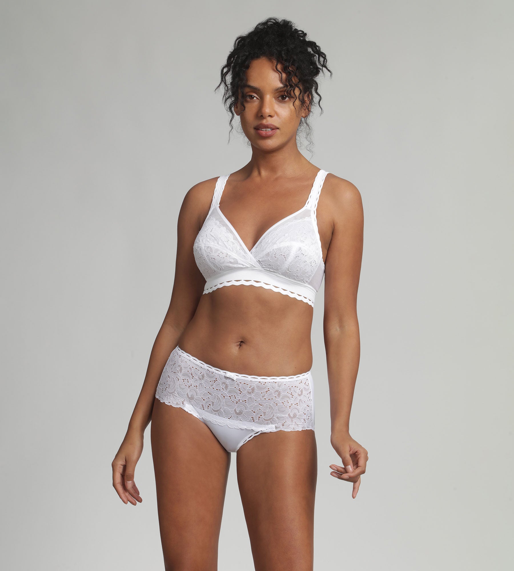 Playtex® Non-wired bra in white Recycled Classic Lace Support