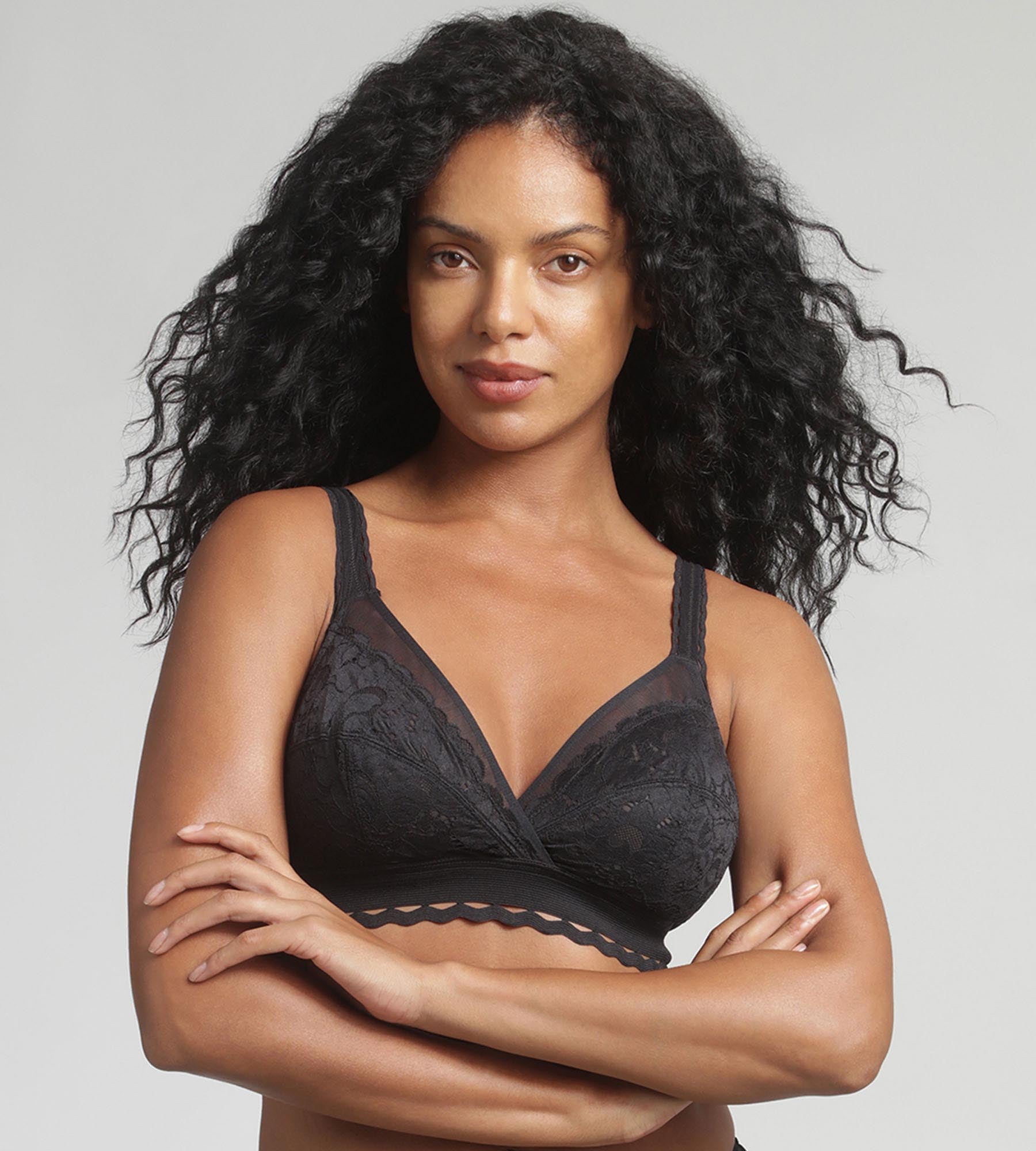 Playtex® Non-wired bra in black Recycled Classic Lace Support