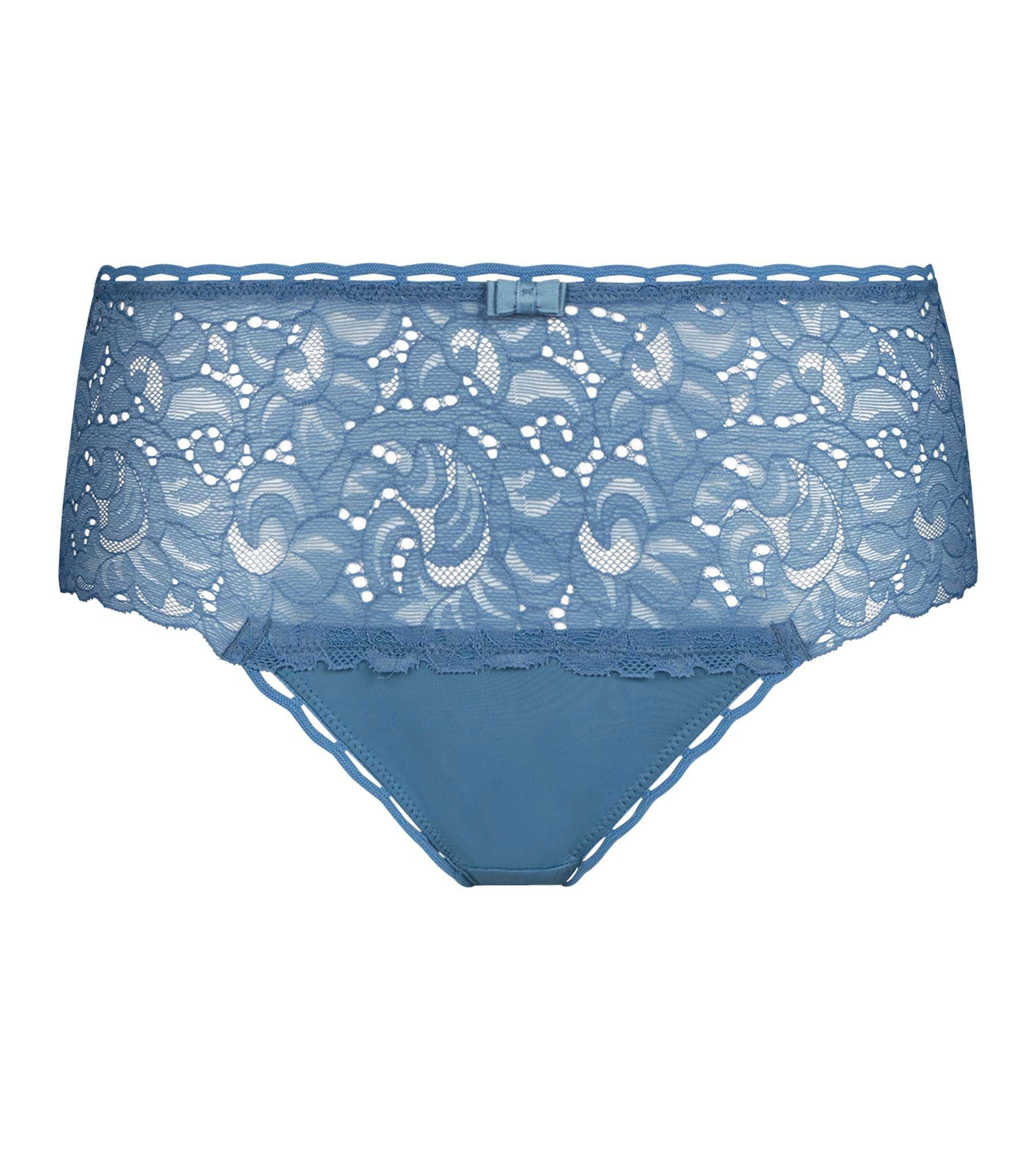 Playtex® Midi knickers in ocean blue Recycled Classic Lace Support