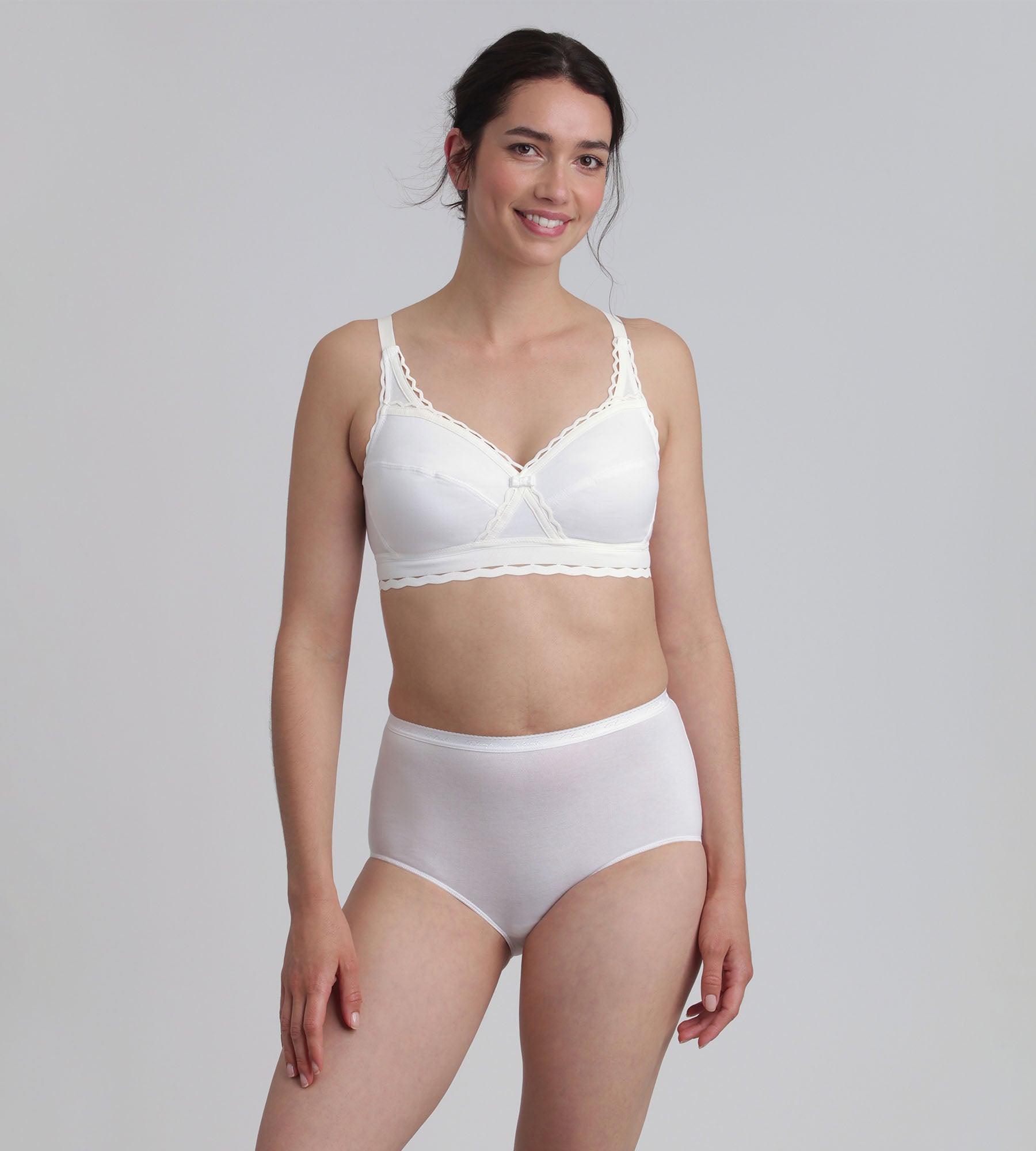 Playtex® Non-wired bra in white Recycled Classic Cotton Support