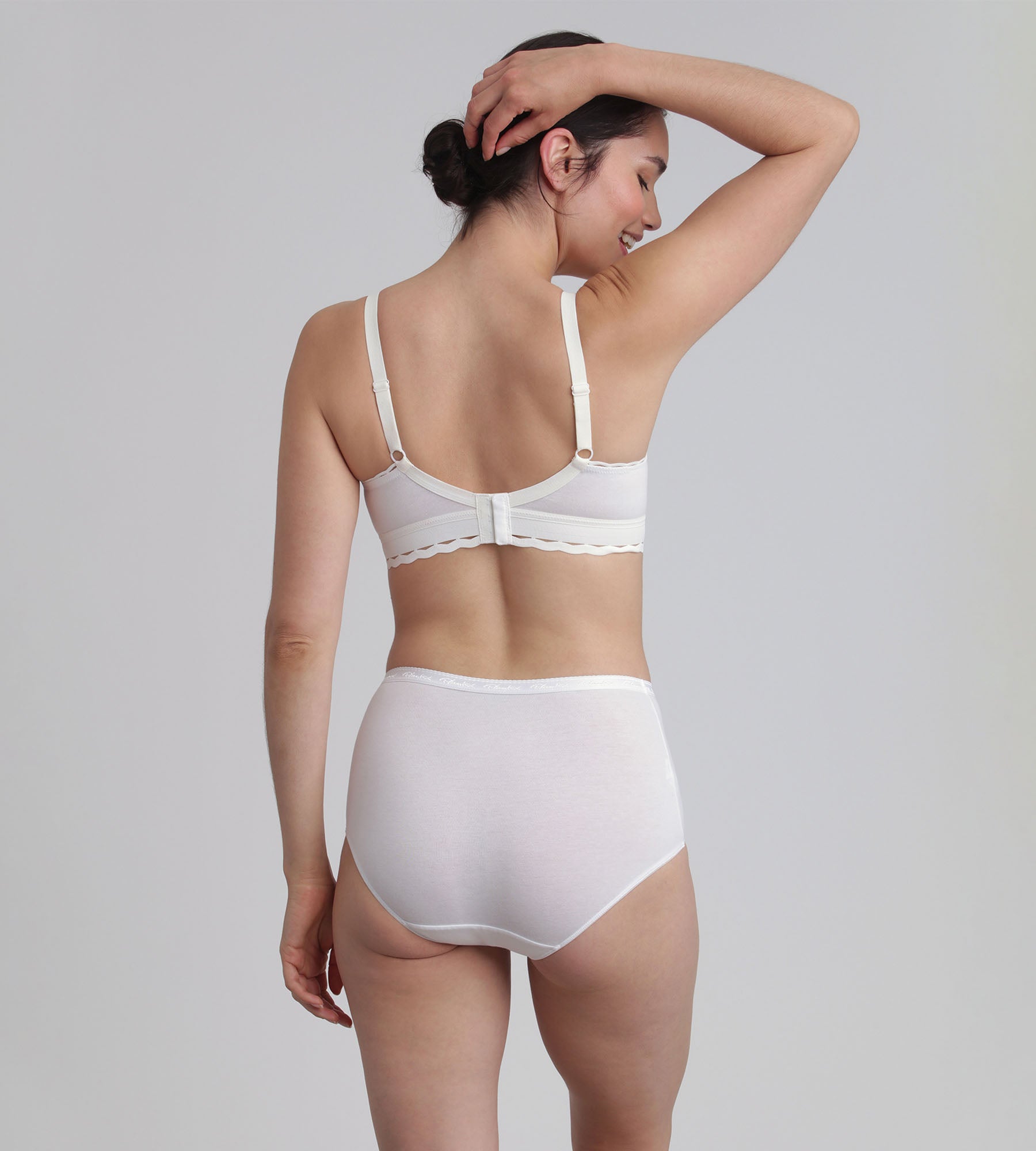 Playtex® Non-wired bra in white Recycled Classic Cotton Support