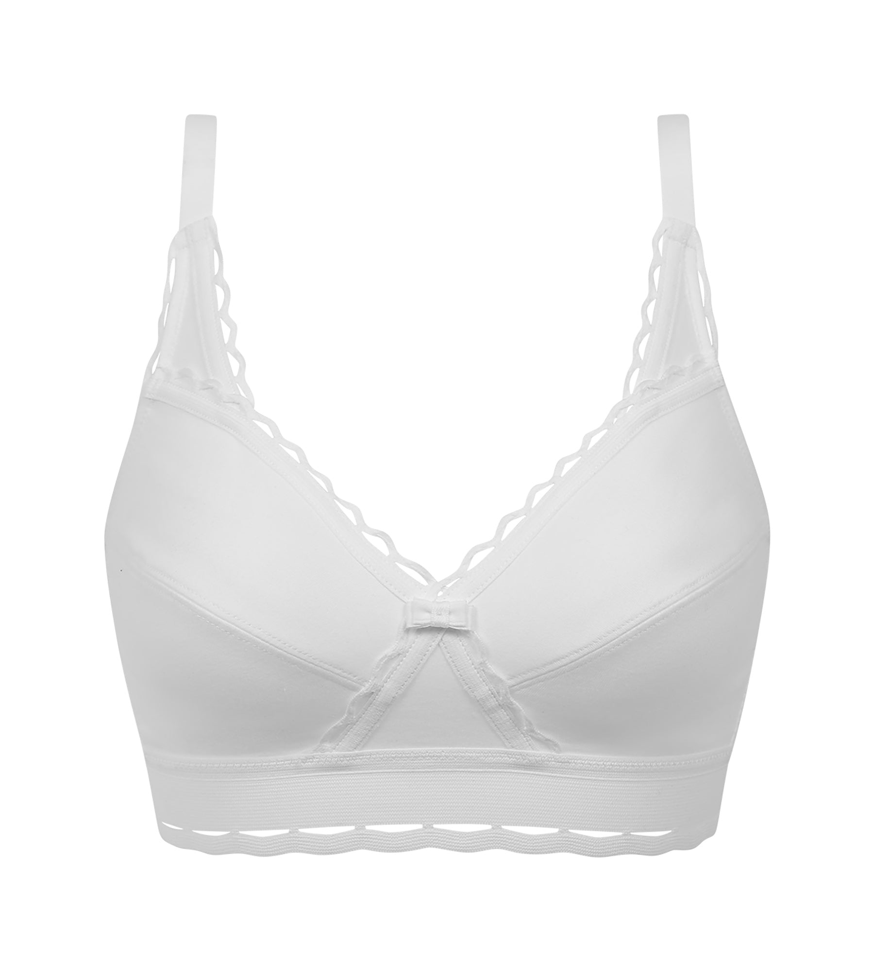 Playtex® Non-wired bra in white Recycled Classic Cotton Support