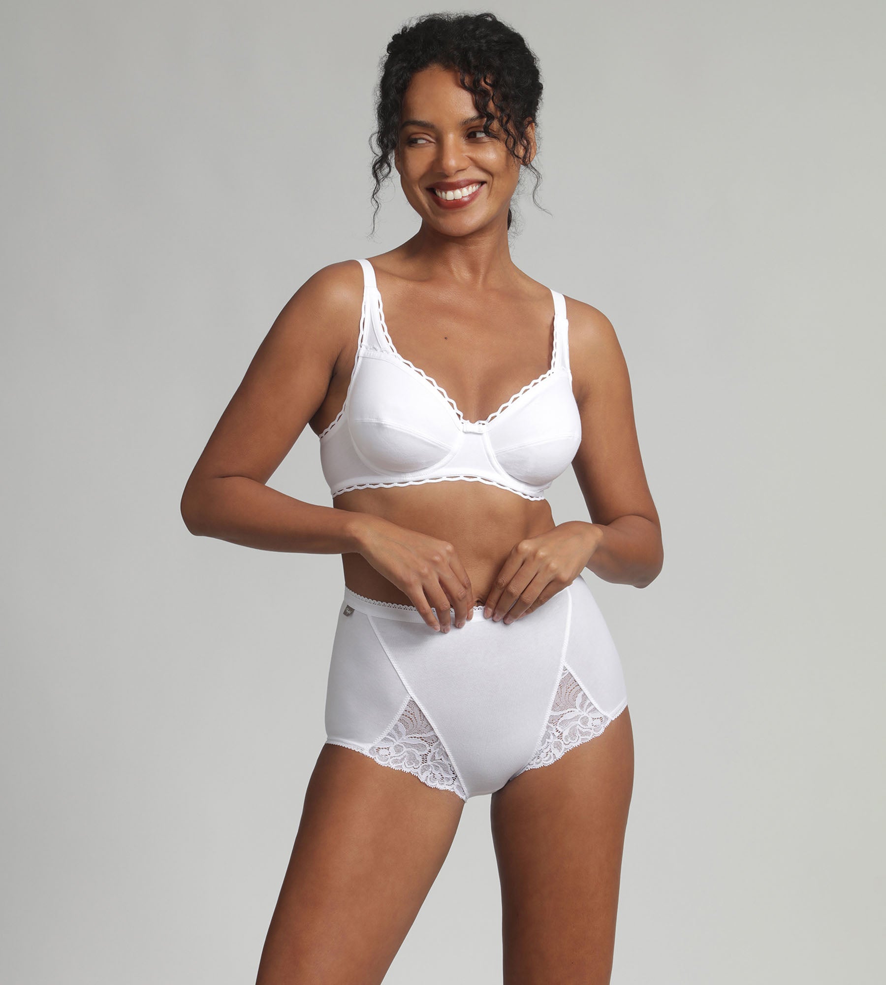 Playtex® Underwired bra in white Recycled Classic Cotton Support