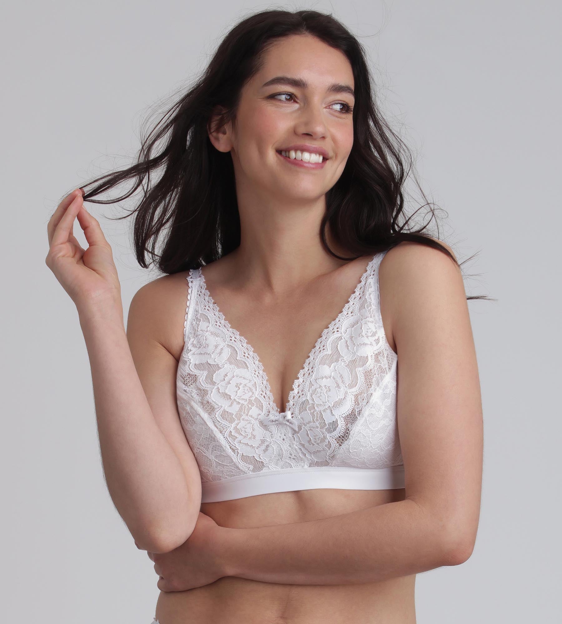 Playtex® Non-wired bra in white Flower Elegance Recycled