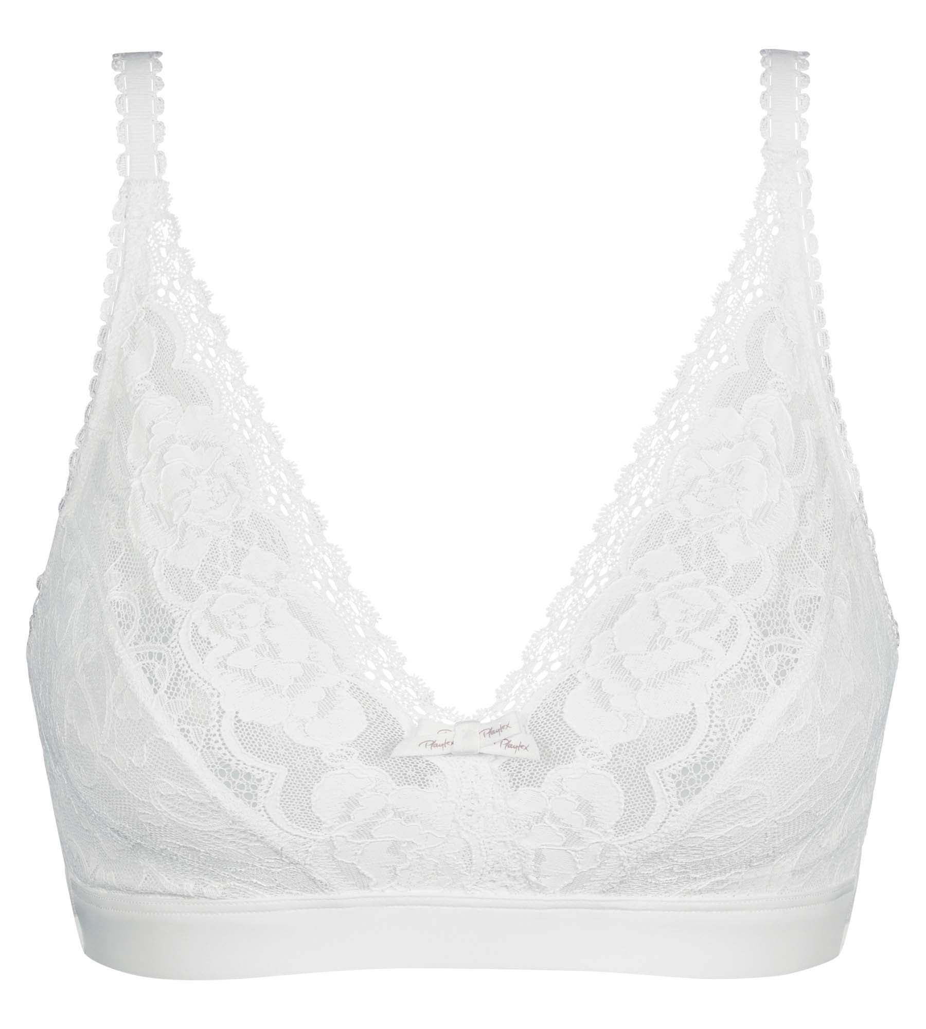 Playtex® Non-wired bra in white Flower Elegance Recycled