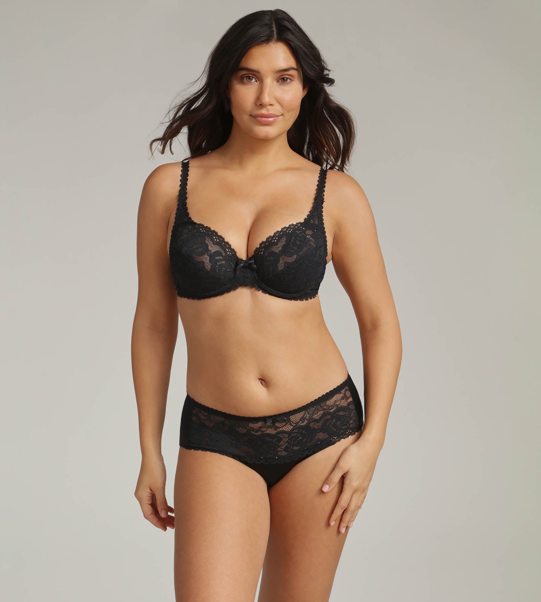 Playtex® Underwired bra in black Flower Elegance Recycled