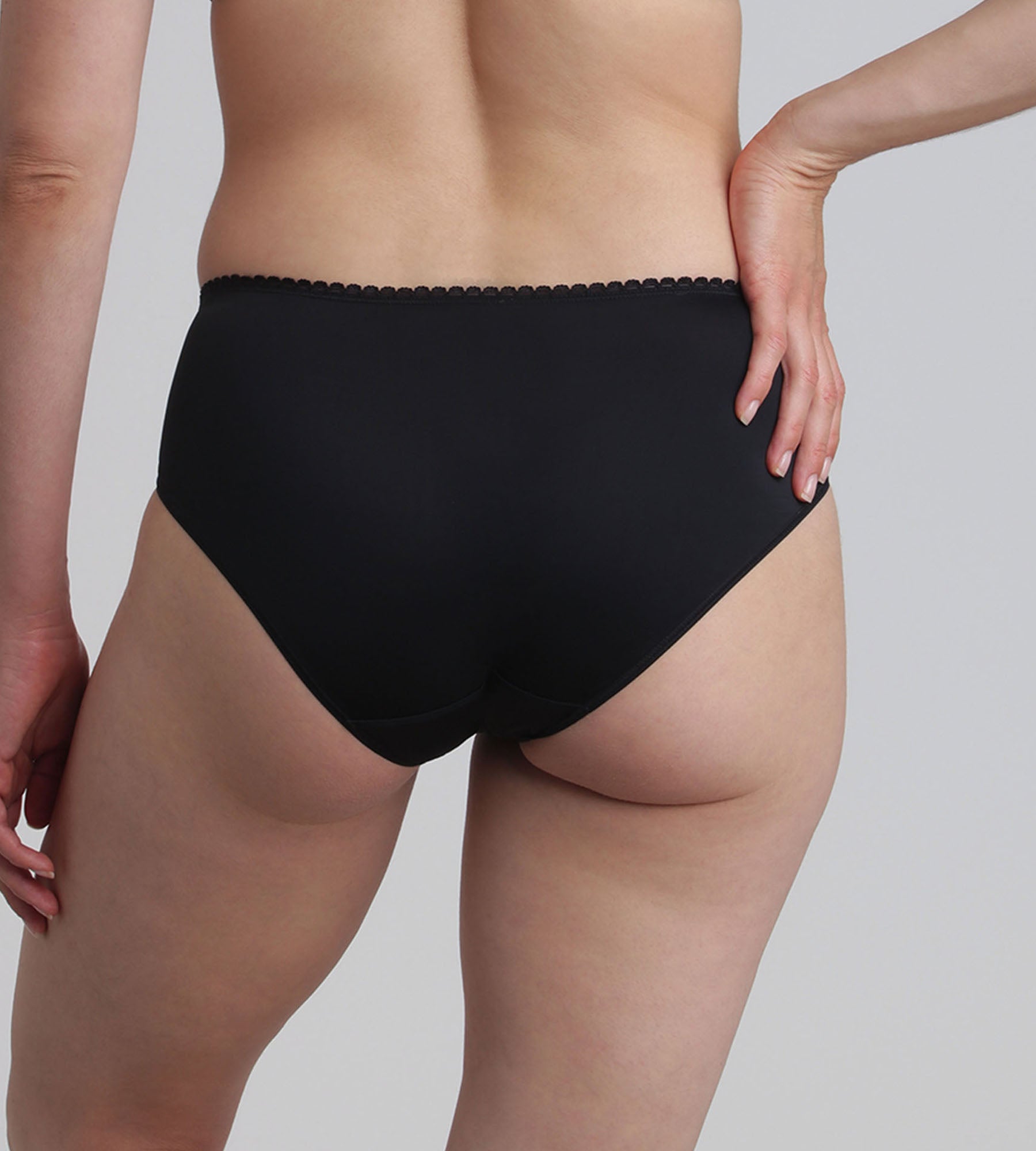 Playtex® Midi knickers in black Flower Elegance Recycled