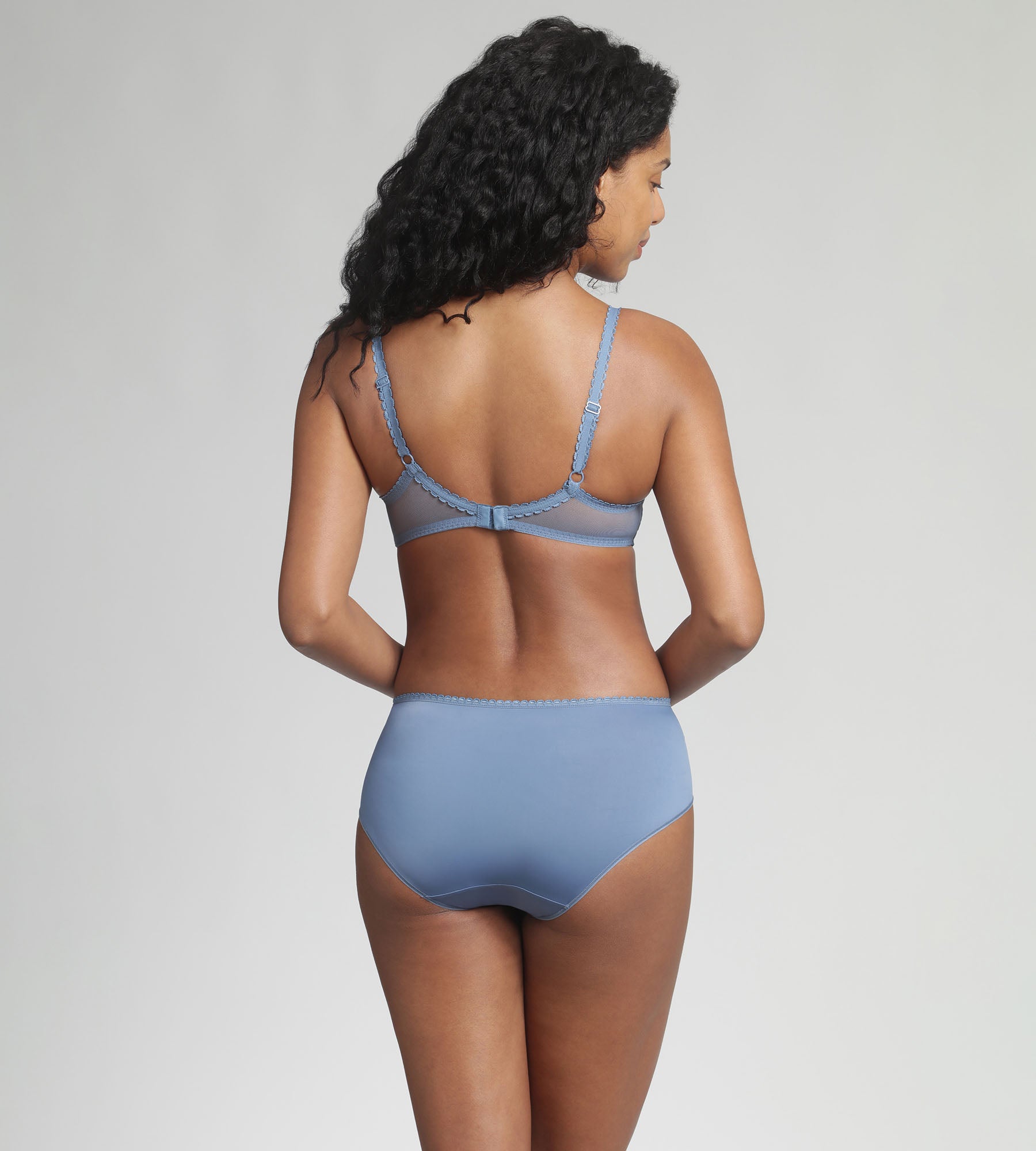 Playtex® Midi knickers in ocean blue Flower Elegance Recycled