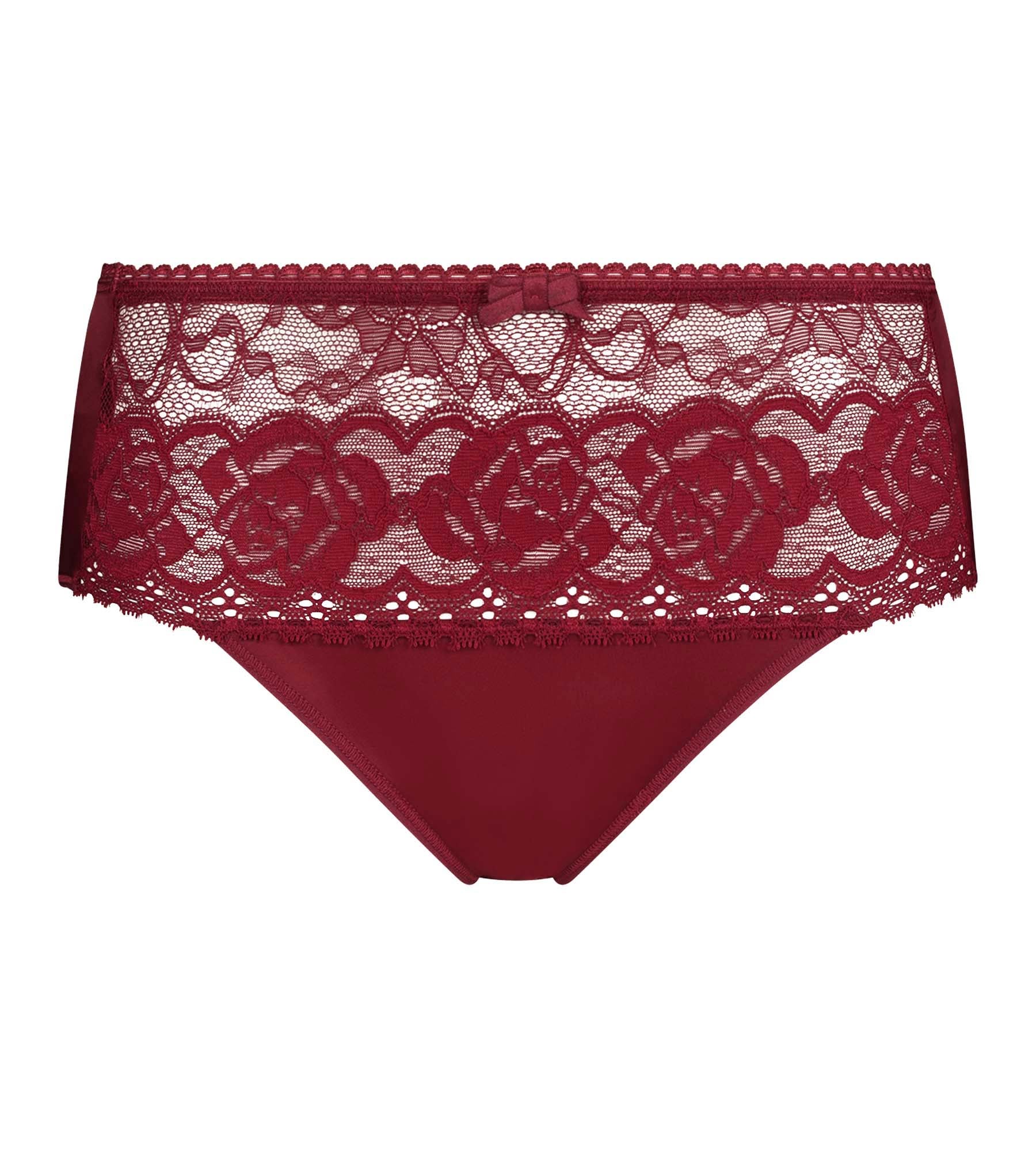 Playtex® Midi knickers in black cherry Flower Elegance Recycled