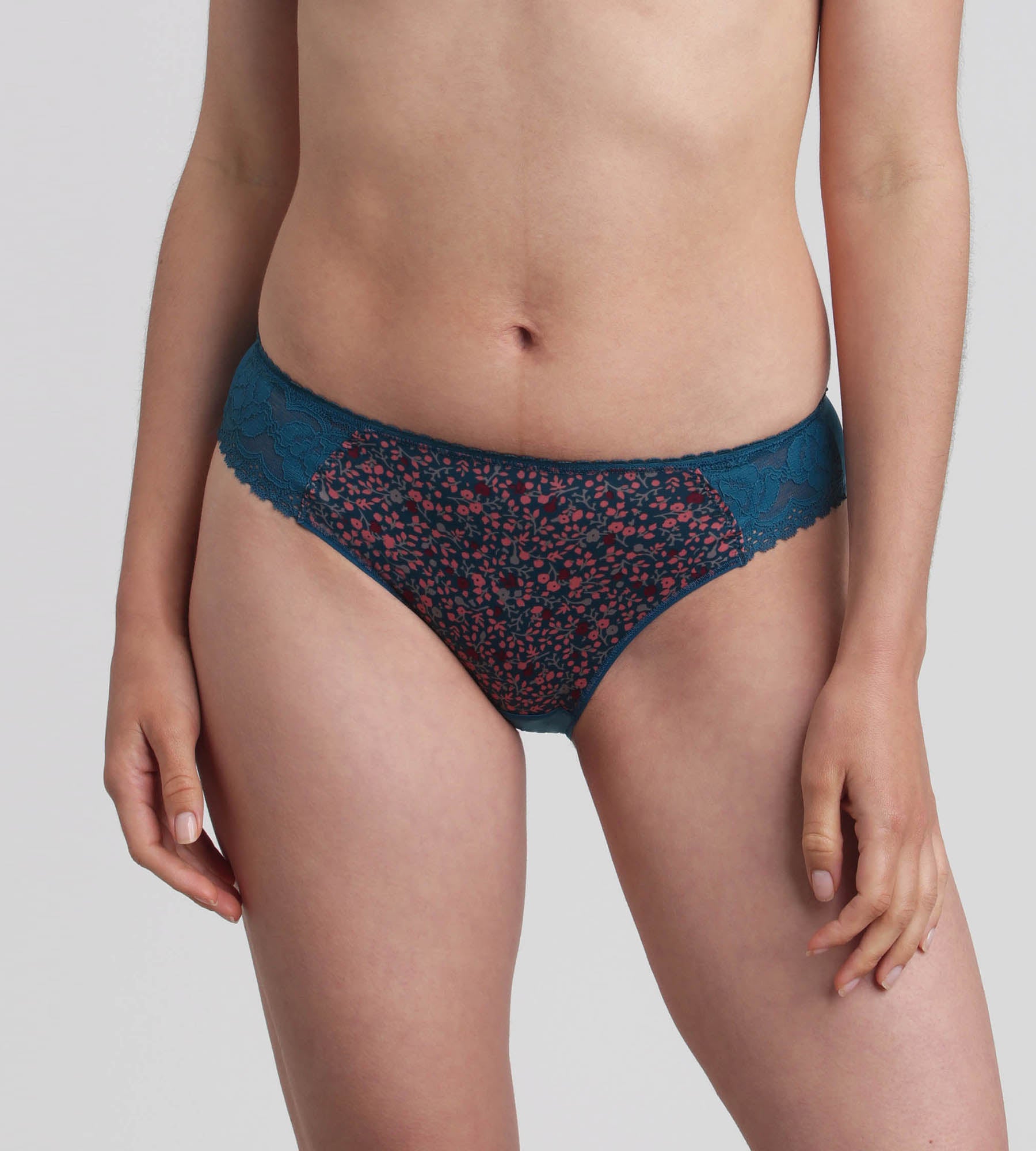 Playtex® Braga estampado verde Flower Elegance Micro Reciclado