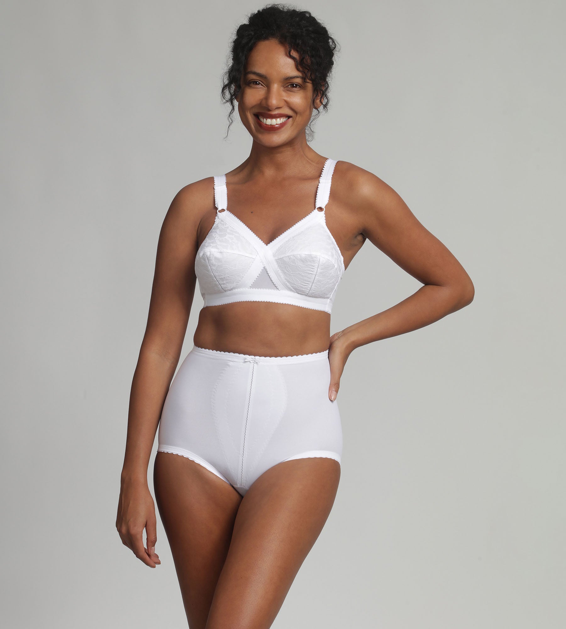 Playtex® Shaping girdle in white I Can't Believe It's a Girdle
