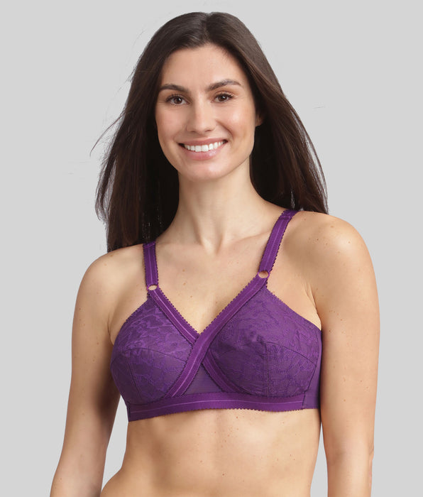 Playtex® Non-wired bra in plum Cross Your Heart 556