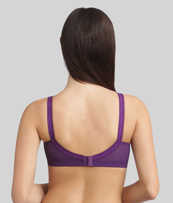 Playtex® Non-wired bra in plum Cross Your Heart 556