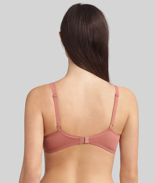 Playtex® Underwired bra in cinnamon Essential Elegance Embroidery