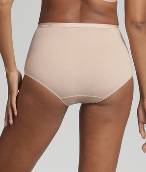 Pack of 2 full knickers in beige Organic Cotton