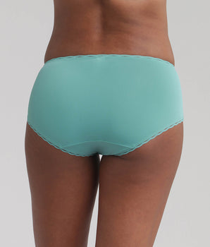 Midi knickercs in poetic blue Recycled Classic Lace Support