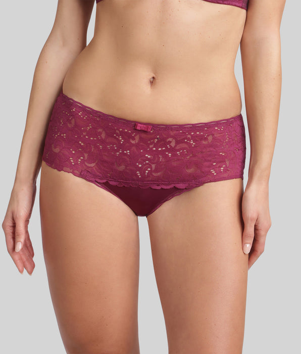 Playtex® Midi knickers in imperial purple Recycled Classic Lace Support