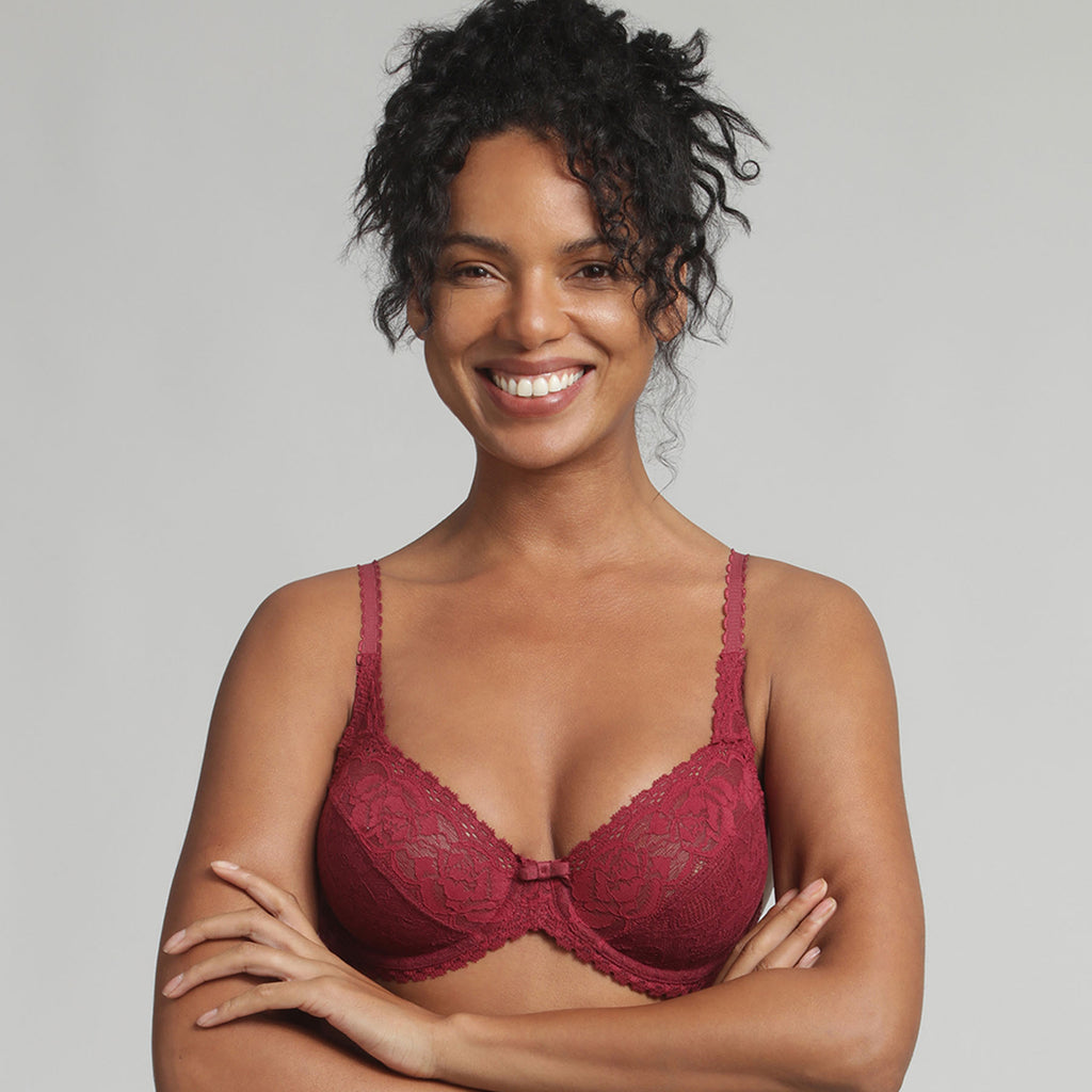 Armatures Dentelle Florale Soutien-gorge Playtex Flower Elegance à Armatures - Bonnet Intégral, Dentelle Florale, Maintien Optimal Et Confortable