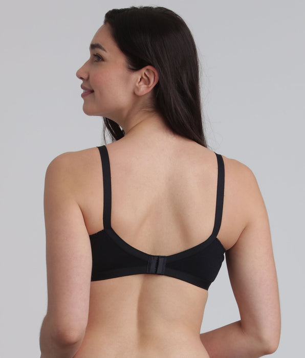 Playtex® Soutien-gorge sans armatures noir Essential Support Coton