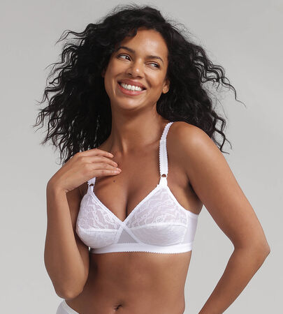 Non-wired Bra in White – Cross Your Heart 165