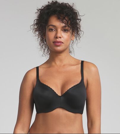 Full cup bra with Removable wires in brown - 24h Absolute Soft