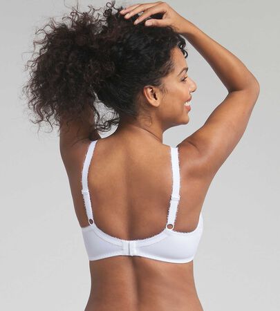 PLAYTEX Womens Comfort Flex Fit Minimizer Underwire Bra, XL, White