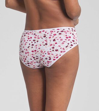Pack of 2 bikini knickers in Field Flowers - Essential Cotton, , PLAYTEX
