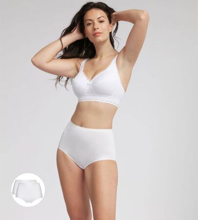 Girls' Bras White 2 Pack Underwear