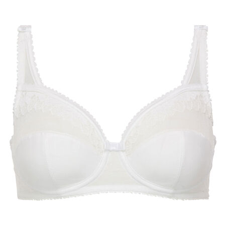 Full cup bra with removable underwires in white - 24h Absolute Soft