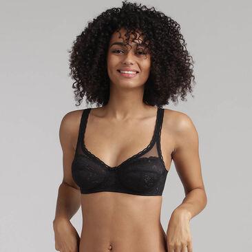Underwired bra in black - Recycled Classic Lace Support, , PLAYTEX