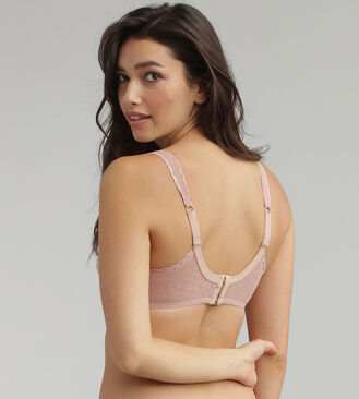 Underwired bra in beige - Recycled Classic Lace Support, , PLAYTEX