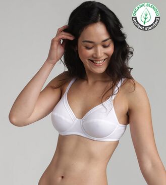 Underwired bra in white - Essential Cotton, , PLAYTEX