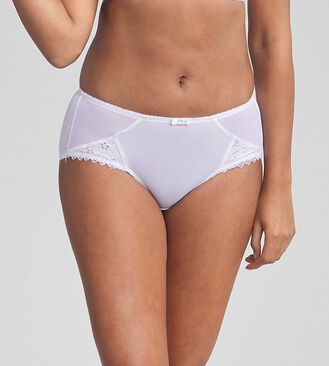 Midi Knickers in White – Classic Lace Support, , PLAYTEX