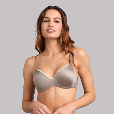 Soutien-gorge aux armatures amovibles taupe 24h Soft Absolu , , PLAYTEX