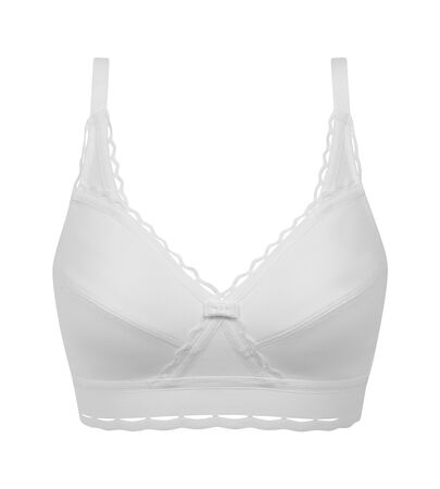 U-B2-3 Germany Blancheporte Cotton Lace Wire-Free Full Support Bras