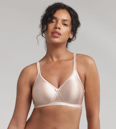 London Non-Wired Padded Triangle Bra in Cotton 