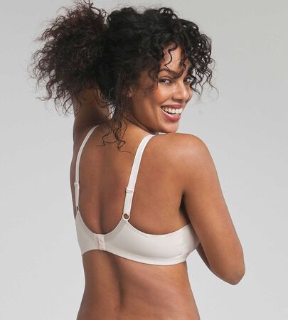 Non-wired bra in beige Basic Micro Support