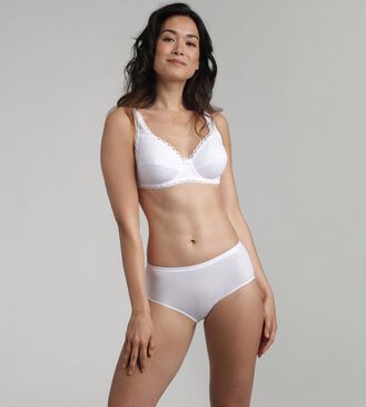 Underwired bra in white - Recycled Classic Cotton Support, , PLAYTEX