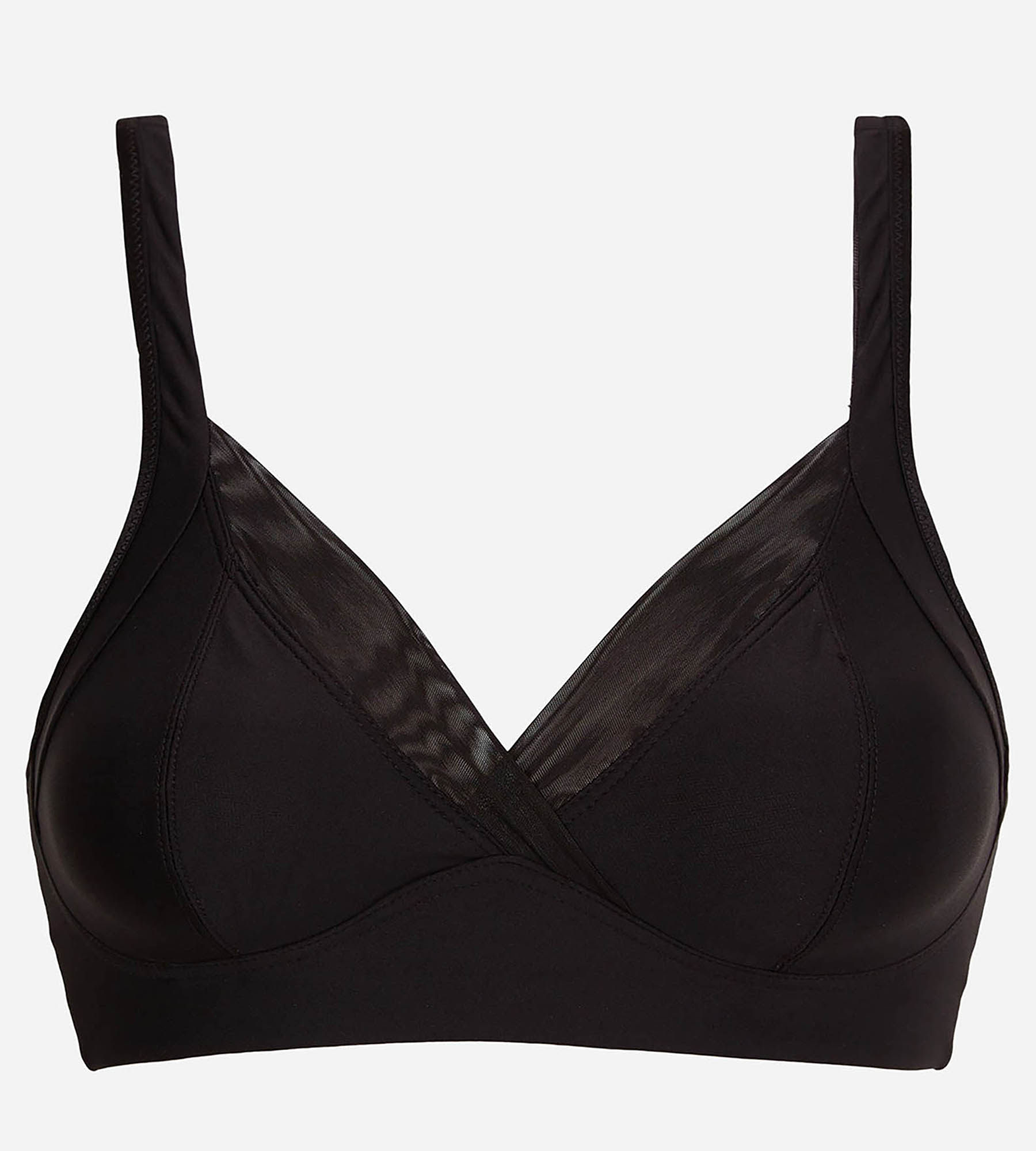 Non wired bra in black - Feel Good Support