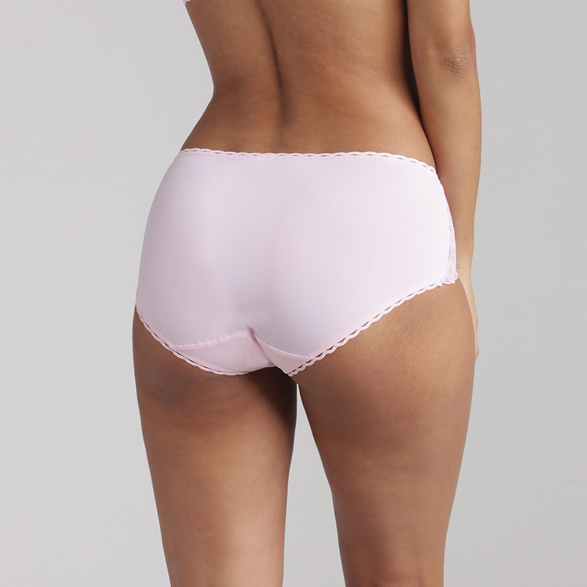 Midi Knickers in pastel pink - Recycled Classic Lace Support, , PLAYTEX