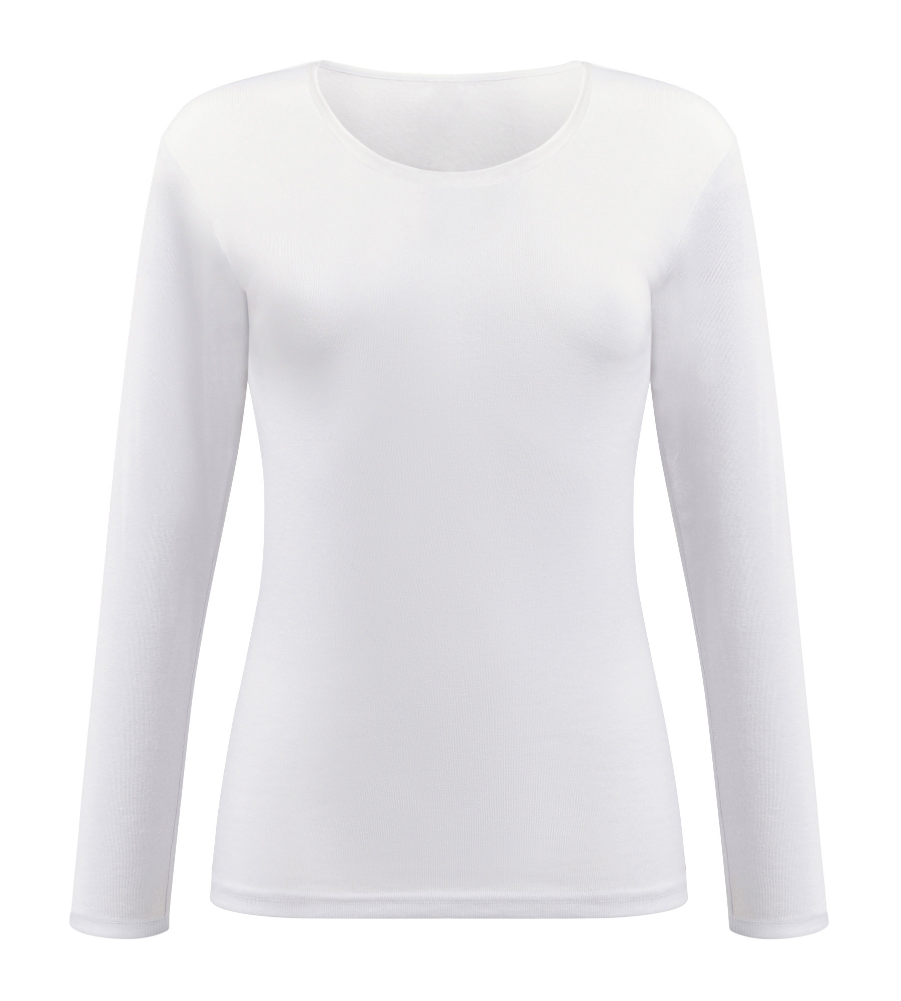 T-shirt manches manches longues blanc Coton Liberty, , PLAYTEX