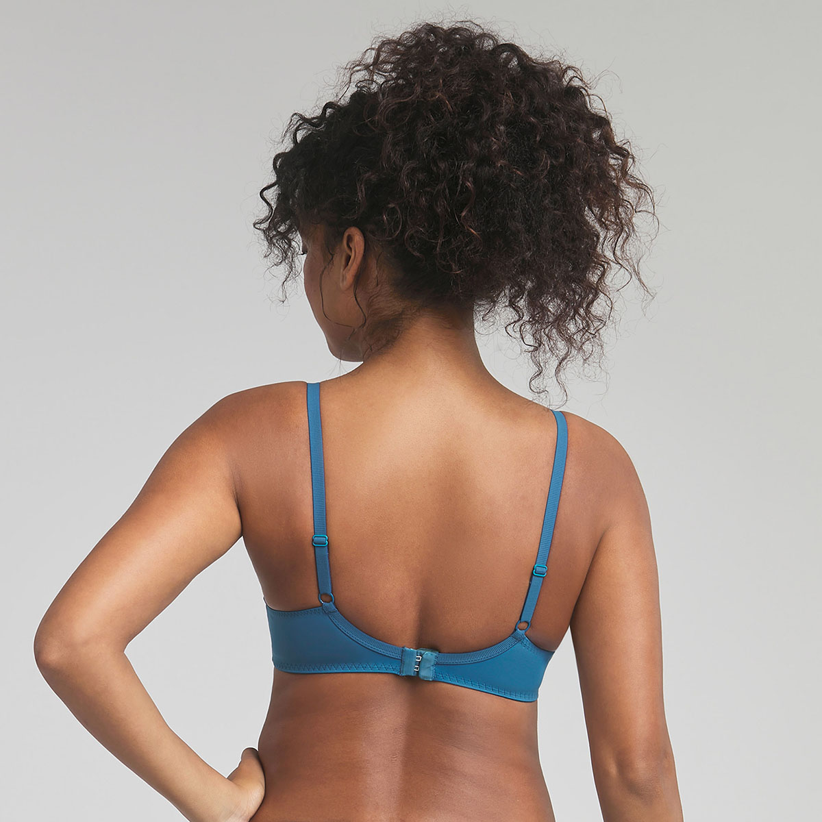 Full cup bra in Patina Blue - Essential Elegance Embroidery, , PLAYTEX