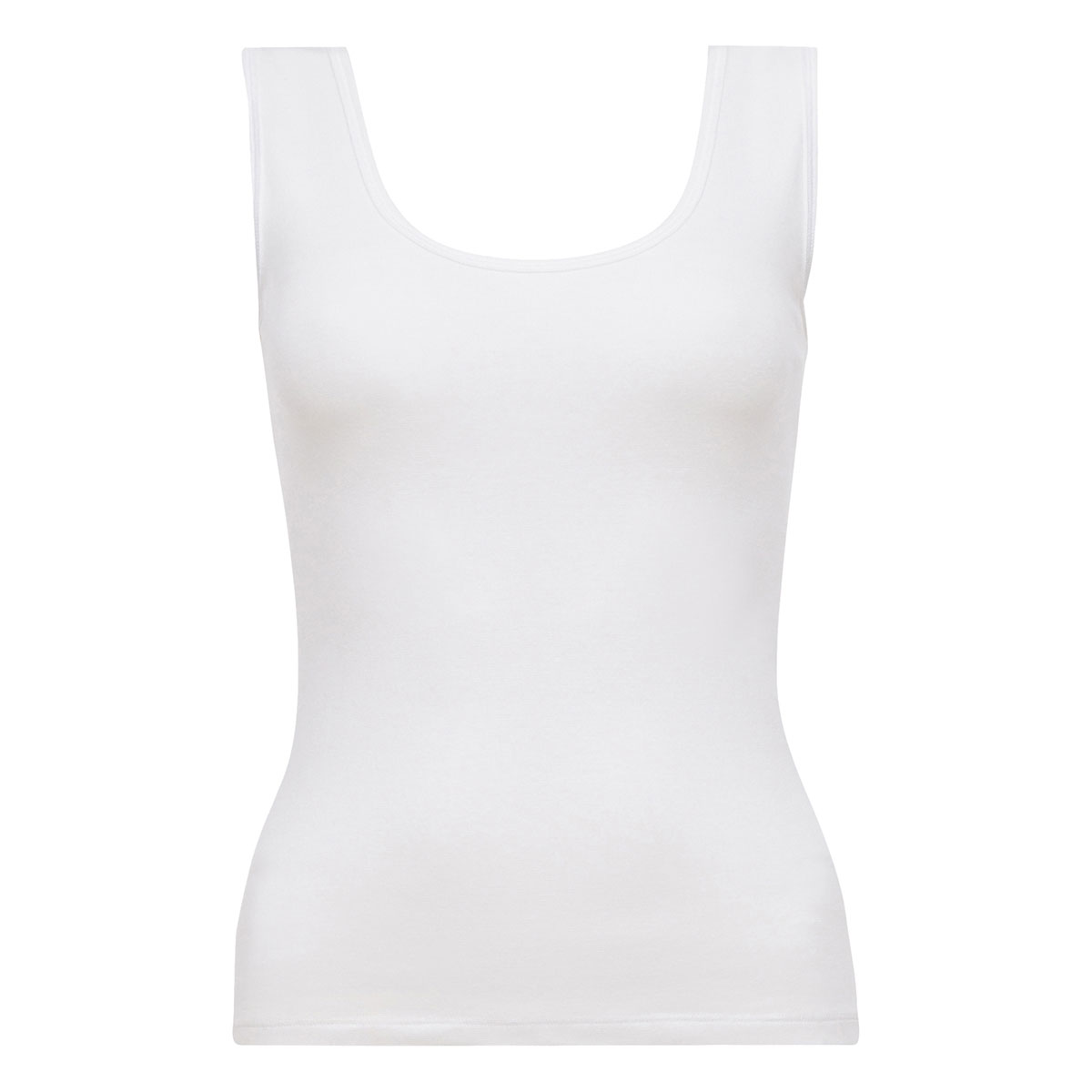 Tank top in White - Cotton Liberty-PLAYTEX